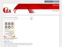 Tablet Screenshot of liburuak.euskoalkartasuna.net