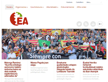 Tablet Screenshot of euskoalkartasuna.org